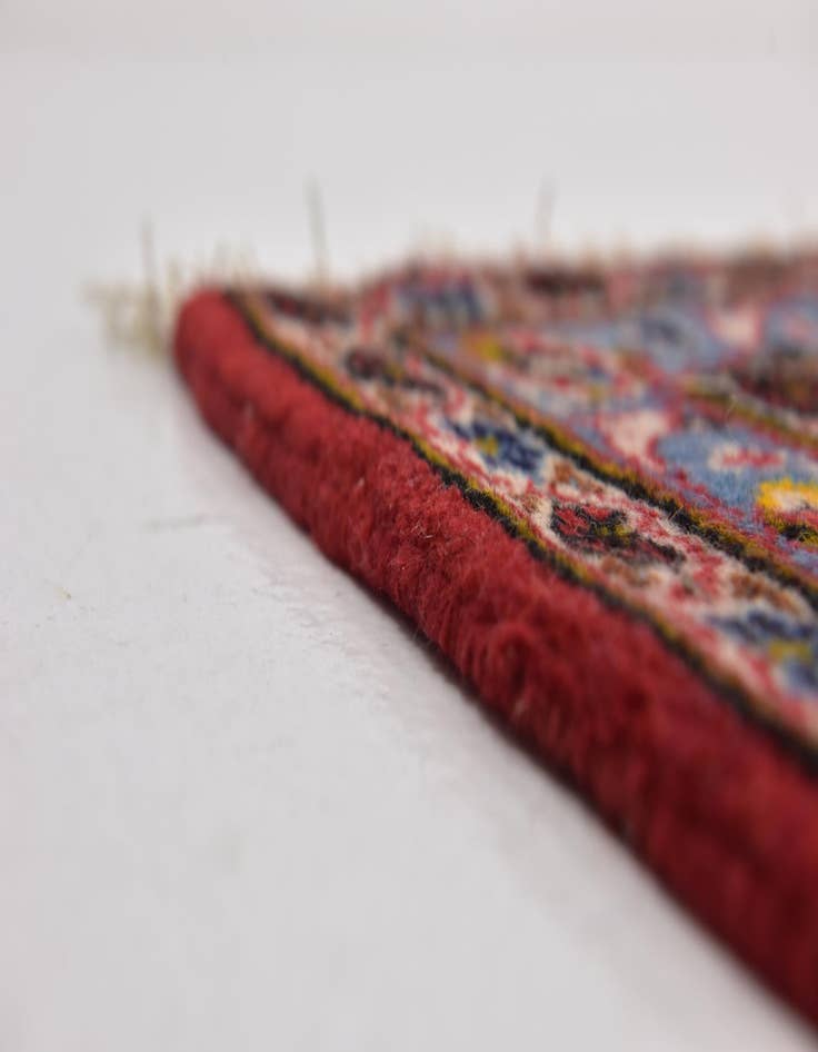 Detail image of  10' x 12' 8  Hand Knotted Kashan Persian Wool Rug