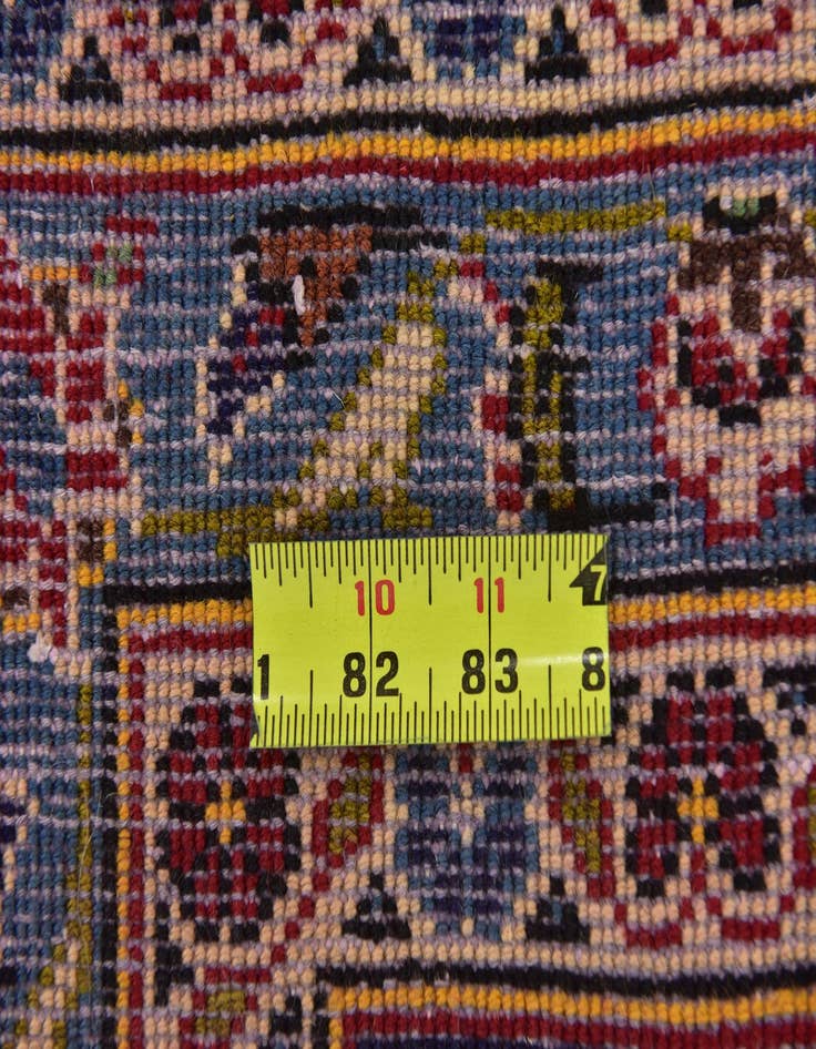 Detail image of  9' 9 x 12' 10  Hand Knotted Kashan Persian Wool Rug