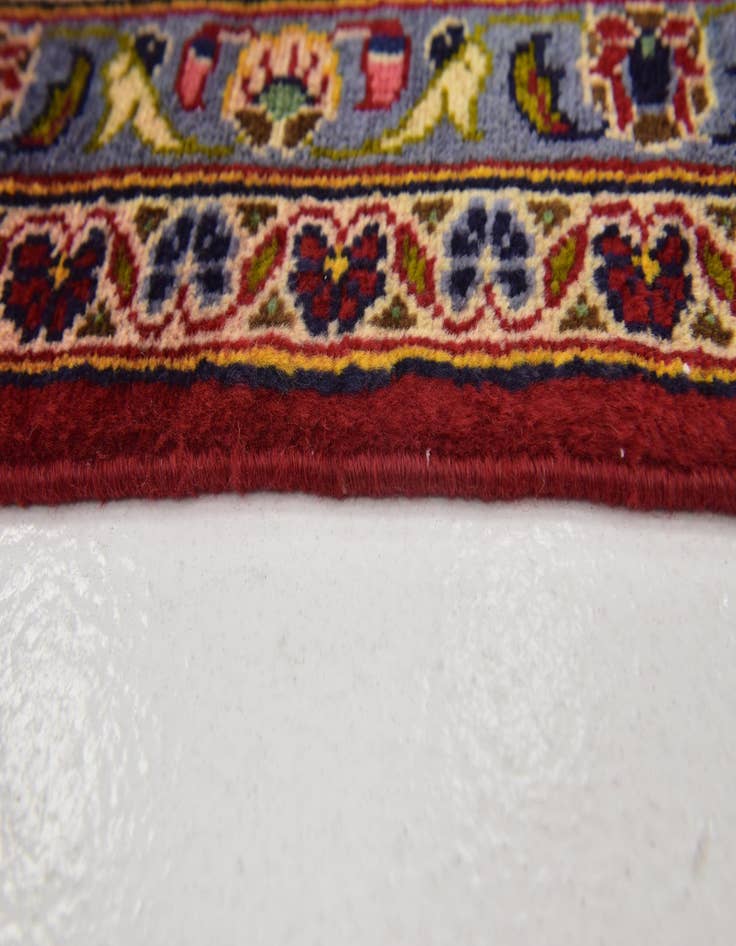 Detail image of  10' x 13' 4  Hand Knotted Kashan Persian Wool Rug