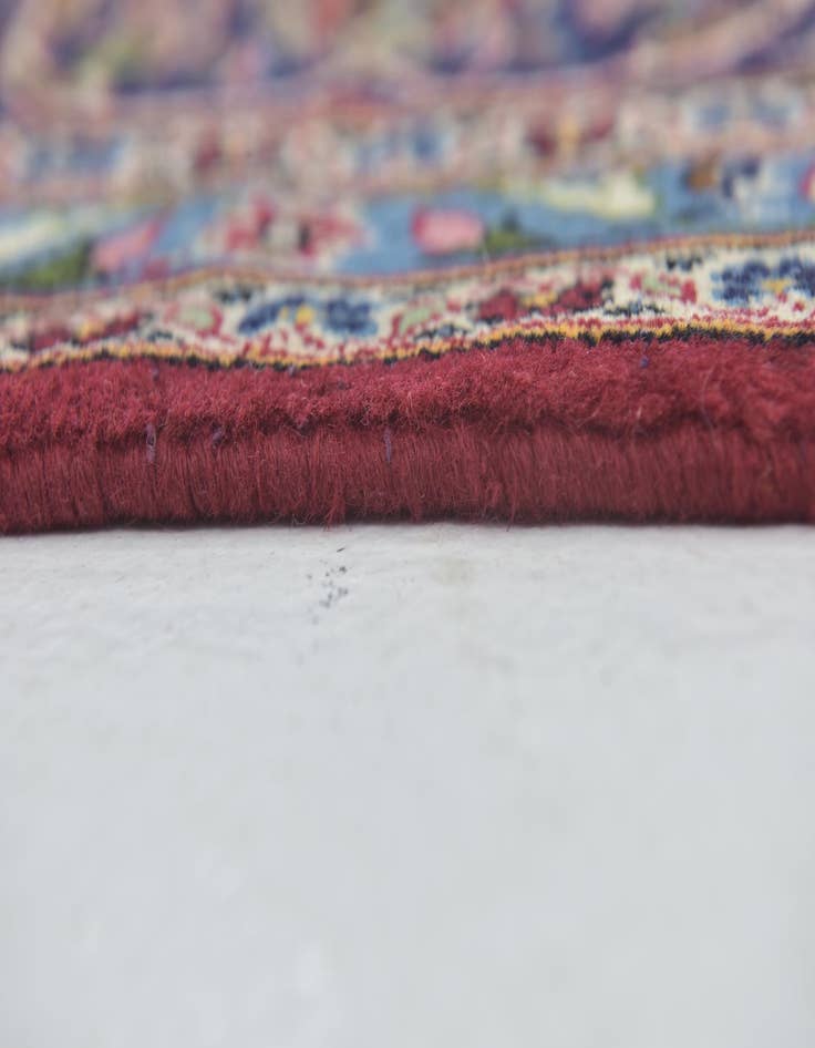 Detail image of  9' 10 x 12' 10  Hand Knotted Kashan Persian Wool Rug