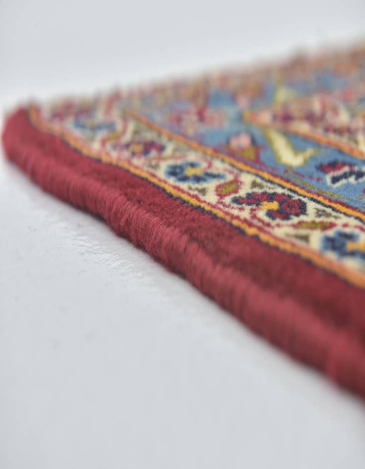 Detail image of  9' 7 x 13' 3  Hand Knotted Kashan Persian Wool Rug