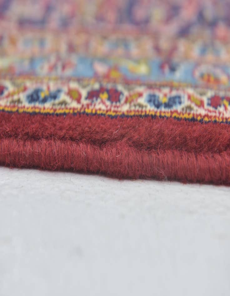 Detail image of  9' 7 x 13' 3  Hand Knotted Kashan Persian Wool Rug