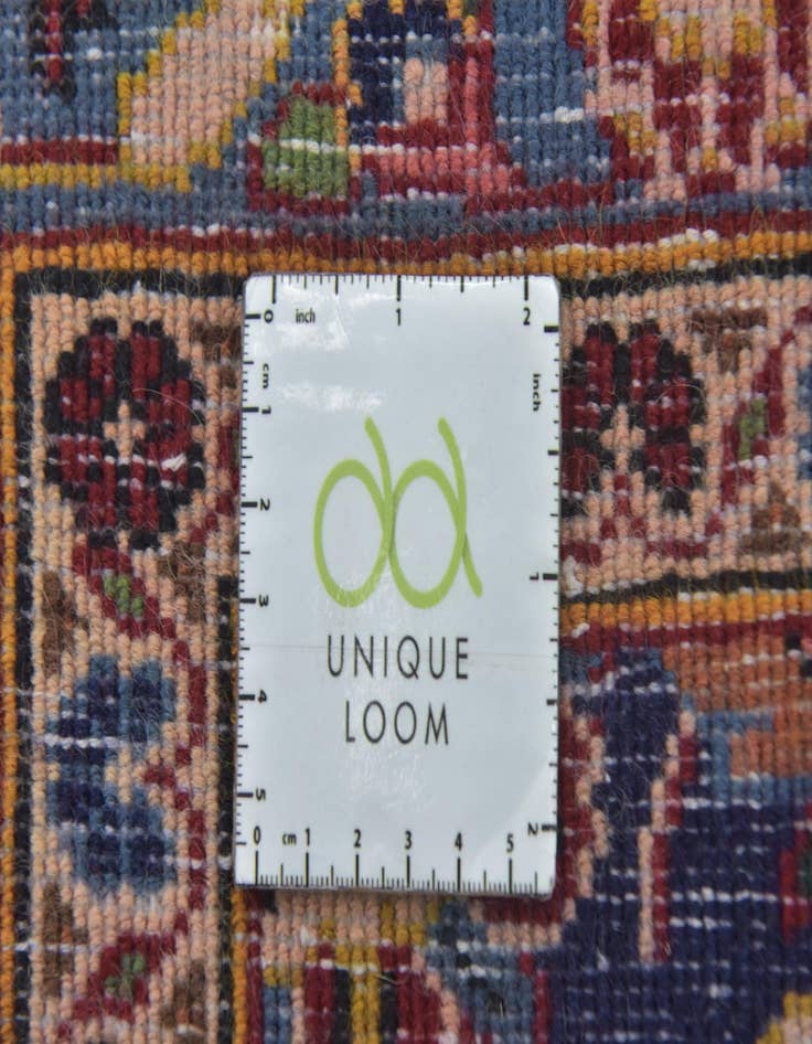 Detail image of  9' 8 x 13'  Hand Knotted Kashan Persian Wool Rug