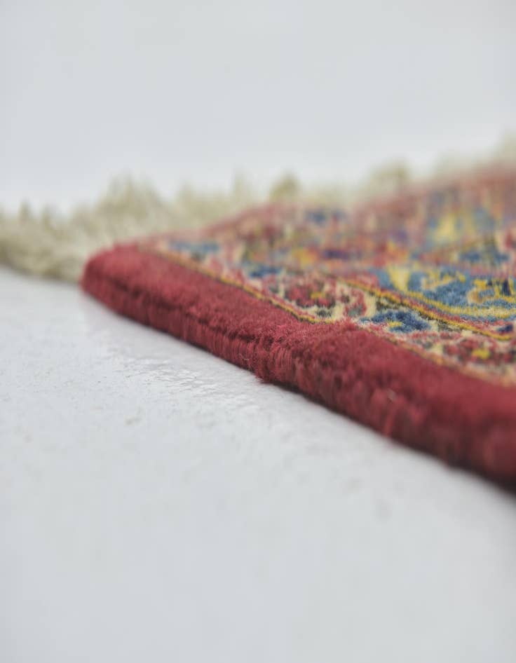 Detail image of  9' 10 x 12' 10  Hand Knotted Kashan Persian Wool Rug