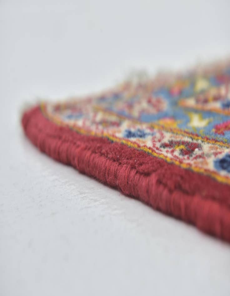 Detail image of  9' 6 x 13' 5  Hand Knotted Kashan Persian Wool Rug