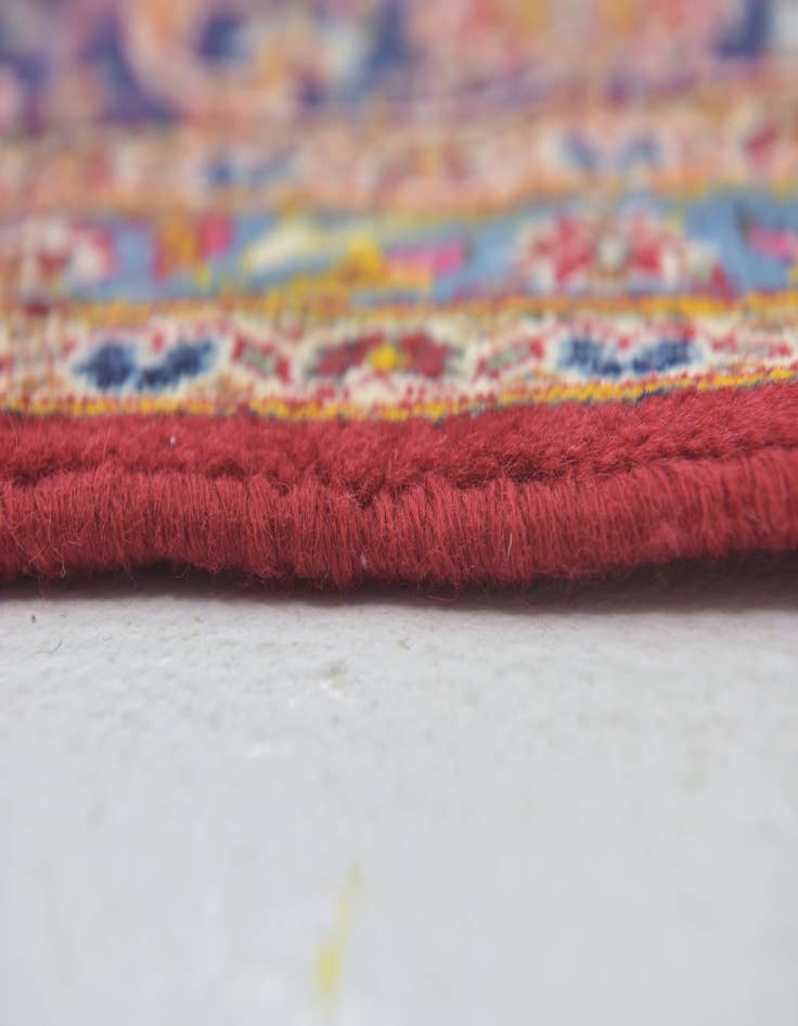 Detail image of  9' 6 x 13' 5  Hand Knotted Kashan Persian Wool Rug