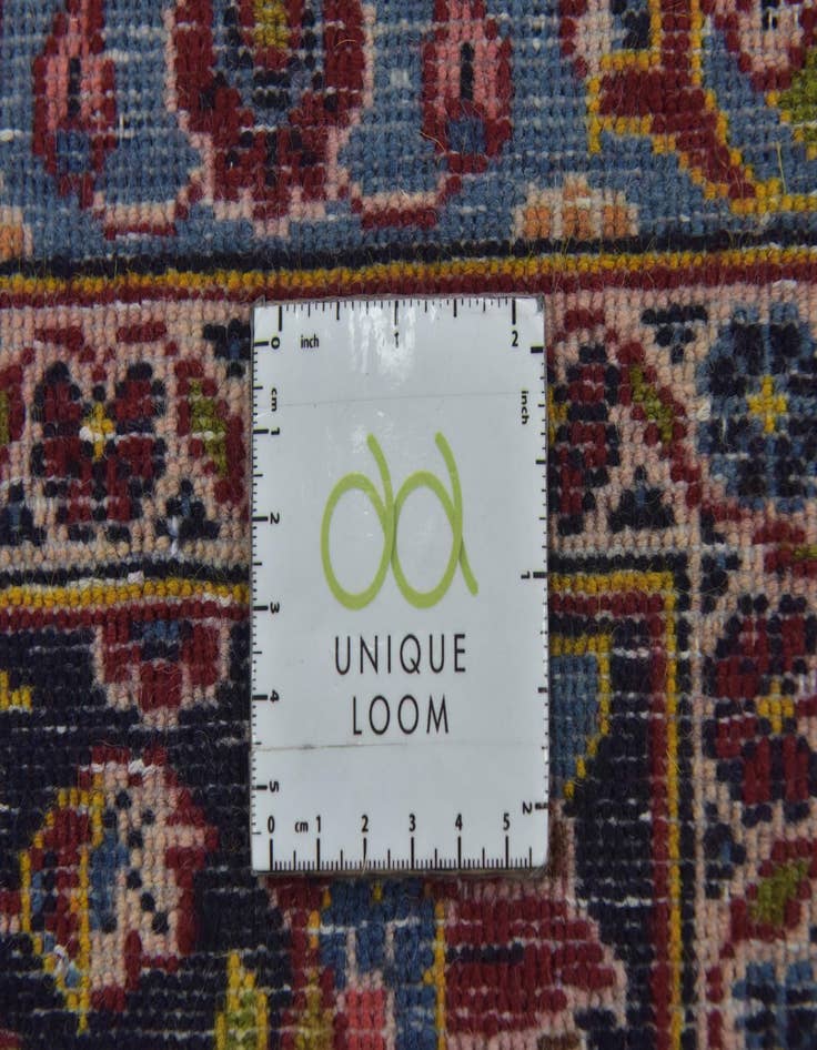 Detail image of  9' 9 x 13' 3  Hand Knotted Kashan Persian Wool Rug