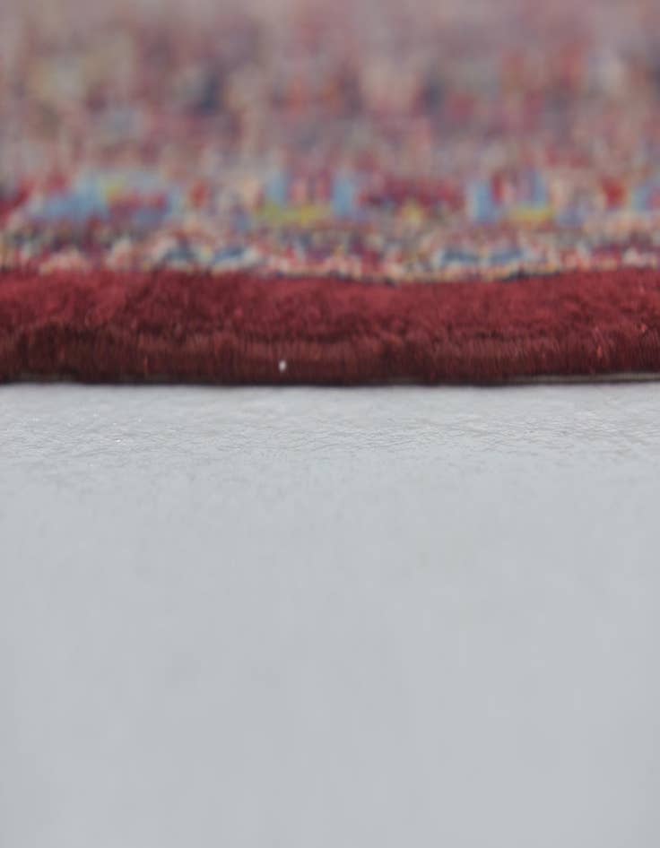 Detail image of  9' 9 x 13' 3  Hand Knotted Kashan Persian Wool Rug