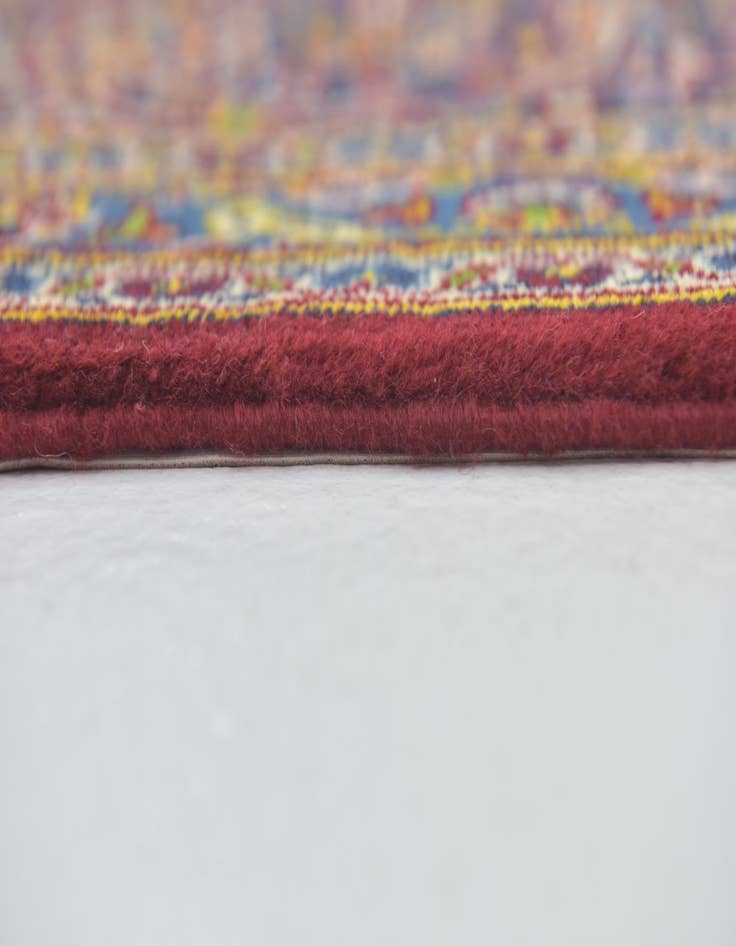 Detail image of  9' 6 x 13' 5  Hand Knotted Kashan Persian Wool Rug