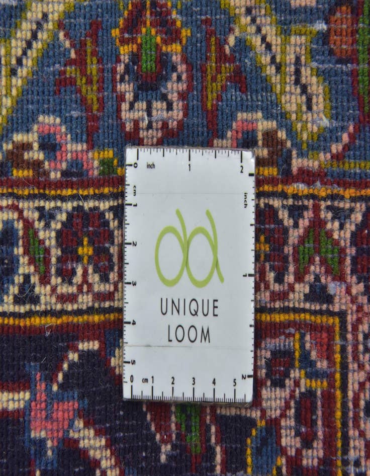 Detail image of  9' 6 x 13' 5  Hand Knotted Kashan Persian Wool Rug