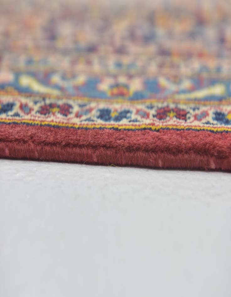 Detail image of  9' 10 x 13' 3  Hand Knotted Kashan Persian Wool Rug
