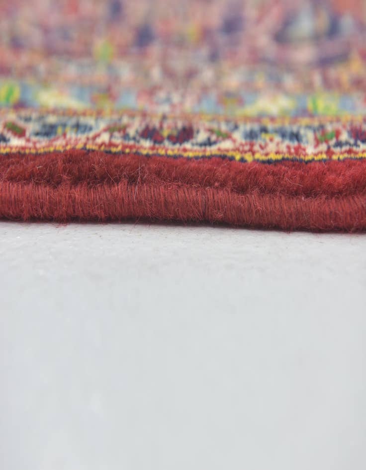 Detail image of  9' 9 x 13' 4  Hand Knotted Kashan Persian Wool Rug