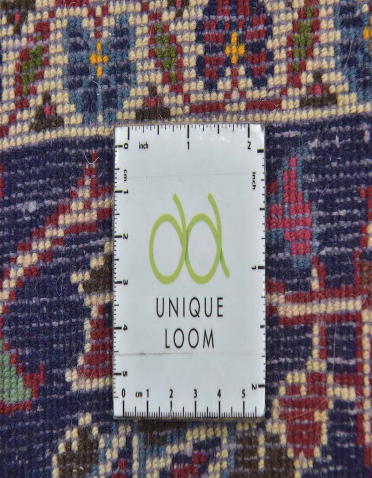 Detail image of  9' 9 x 13' 4  Hand Knotted Kashan Persian Wool Rug