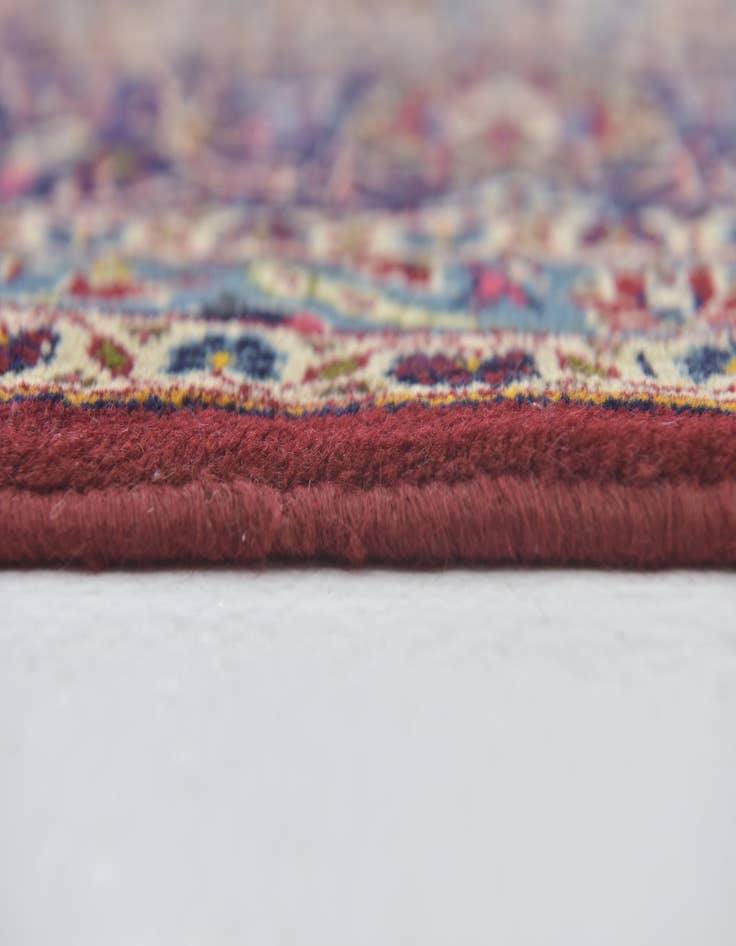 Detail image of  9' 9 x 13' 4  Hand Knotted Kashan Persian Wool Rug