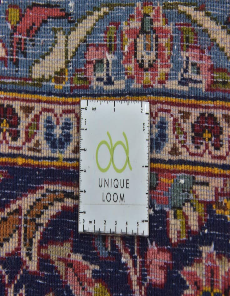 Detail image of  10' x 12' 10  Hand Knotted Kashan Persian Wool Rug