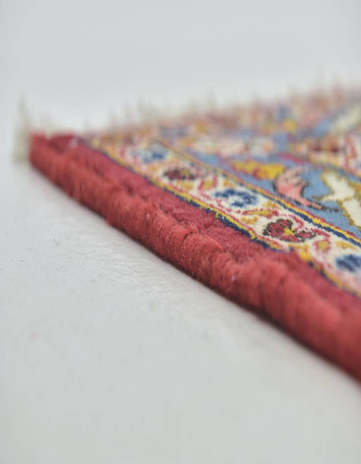 Detail image of  10' x 12' 10  Hand Knotted Kashan Persian Wool Rug