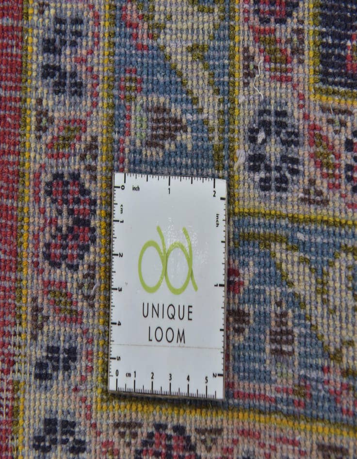 Detail image of  9' 9 x 13' 3  Hand Knotted Kashan Persian Wool Rug