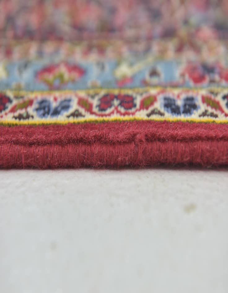 Detail image of  9' 9 x 13' 3  Hand Knotted Kashan Persian Wool Rug