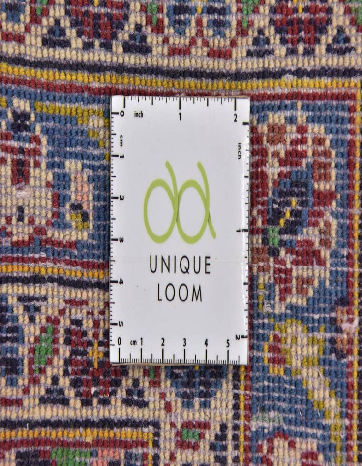 Detail image of  9' 7 x 12' 10  Hand Knotted Kashan Persian Wool Rug