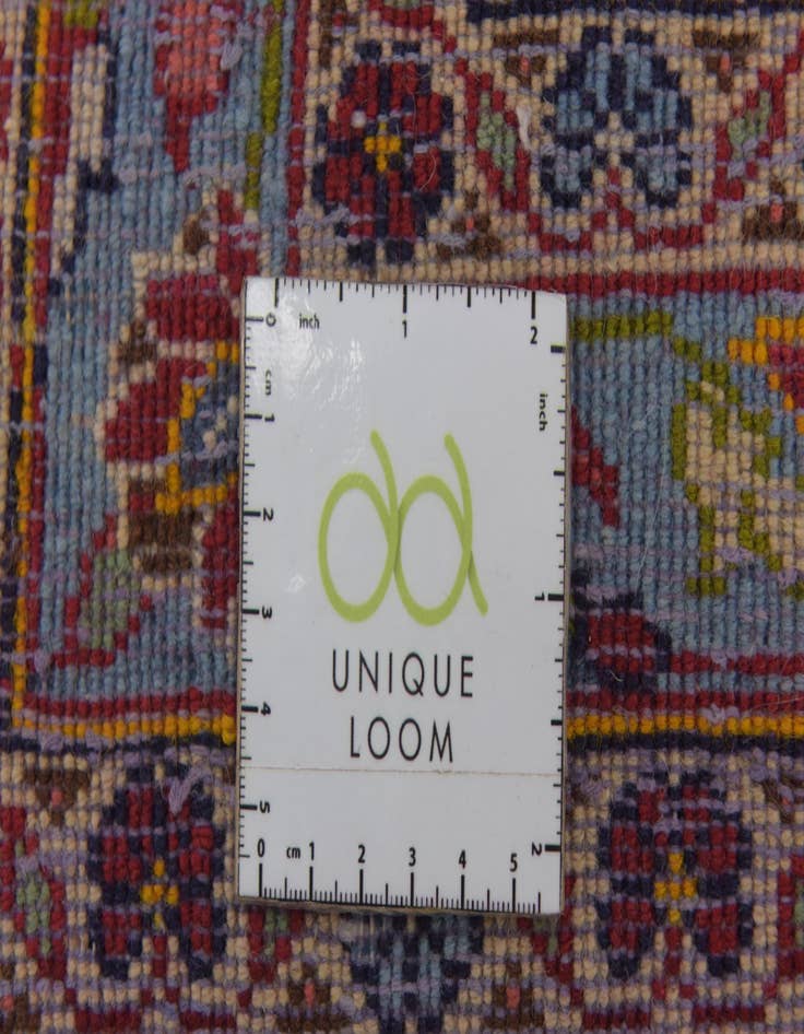 Detail image of  9' 8 x 13' 5  Hand Knotted Kashan Persian Wool Rug