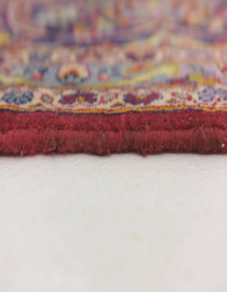 Detail image of  9' 8 x 13' 5  Hand Knotted Kashan Persian Wool Rug