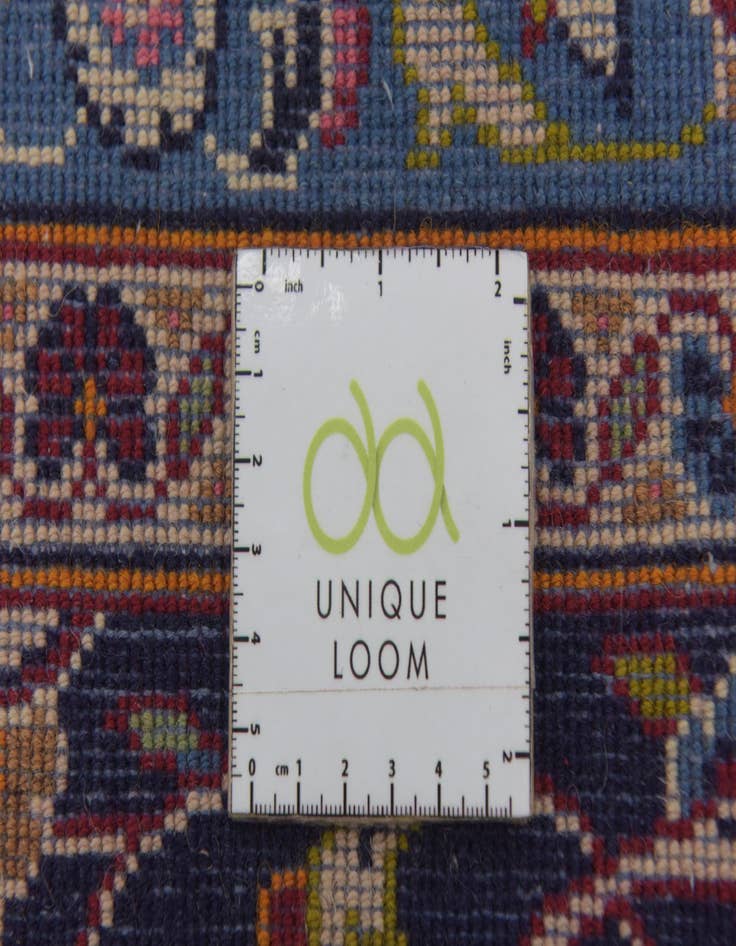 Detail image of  9' 9 x 13' 2  Hand Knotted Kashan Persian Wool Rug