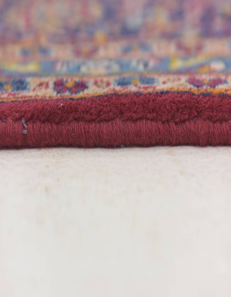 Detail image of  9' 9 x 13' 2  Hand Knotted Kashan Persian Wool Rug