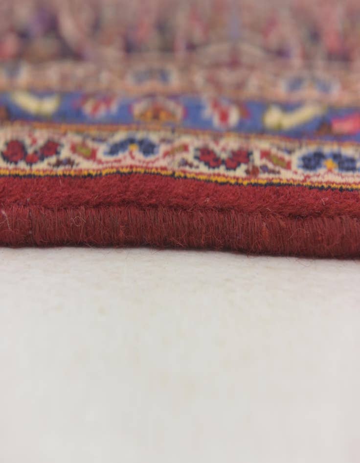 Detail image of  9' 9 x 12' 8  Hand Knotted Kashan Persian Wool Rug