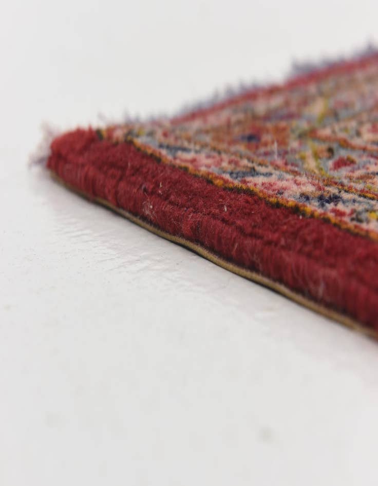 Detail image of  10' x 13'  Hand Knotted Kashan Persian Wool Rug