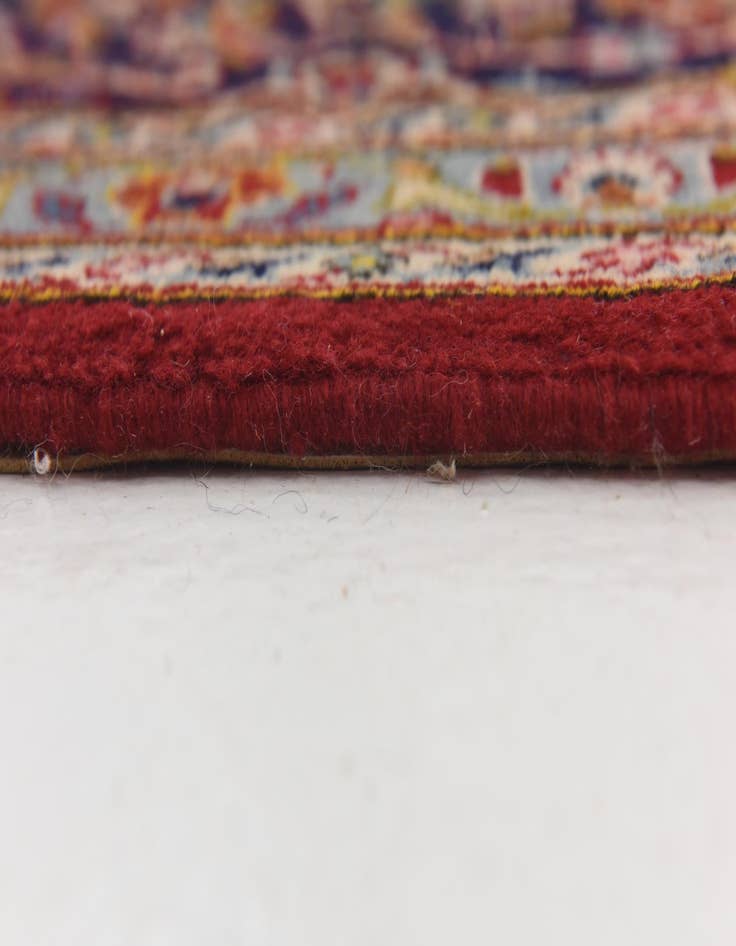 Detail image of  10' x 13'  Hand Knotted Kashan Persian Wool Rug