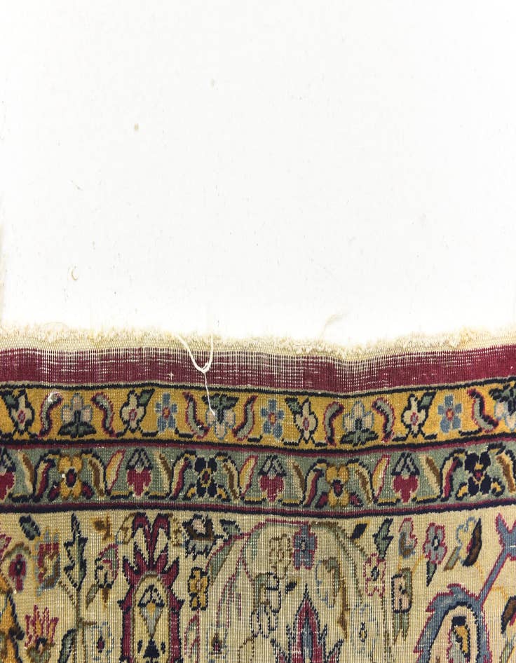 Detail image of  8' 5 x 11' 6  Hand Knotted Kashan Oriental Wool Rug