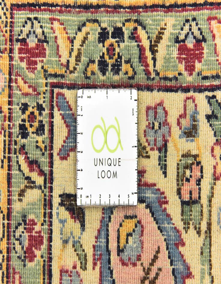 Detail image of  8' 5 x 11' 6  Hand Knotted Kashan Oriental Wool Rug