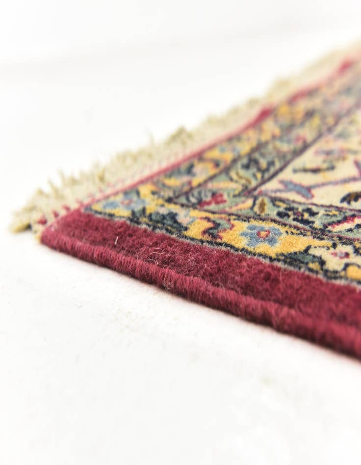 Detail image of  8' 5 x 11' 6  Hand Knotted Kashan Oriental Wool Rug