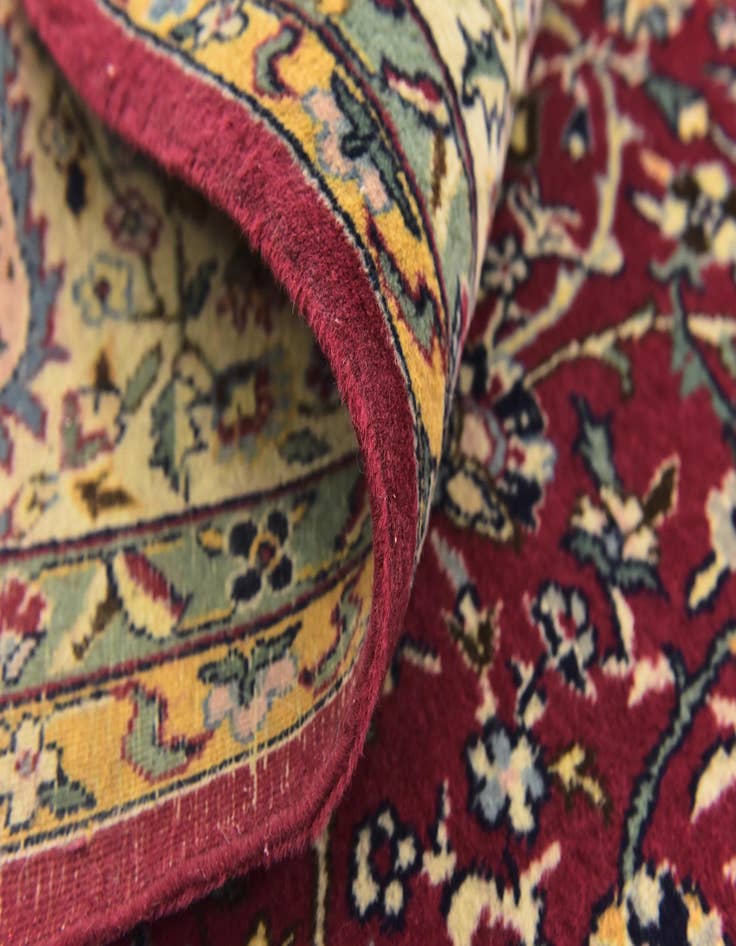 Detail image of  8' 5 x 11' 6  Hand Knotted Kashan Oriental Wool Rug