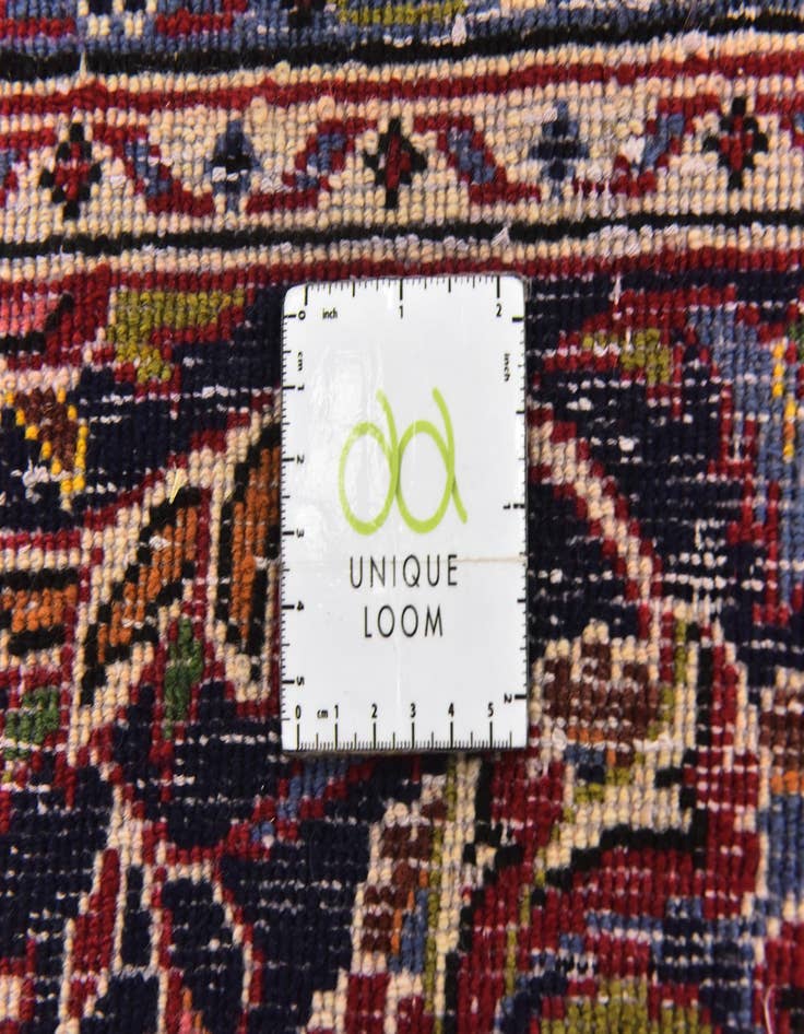 Detail image of  9' 7 x 13' 10  Hand Knotted Kashan Persian Wool Rug