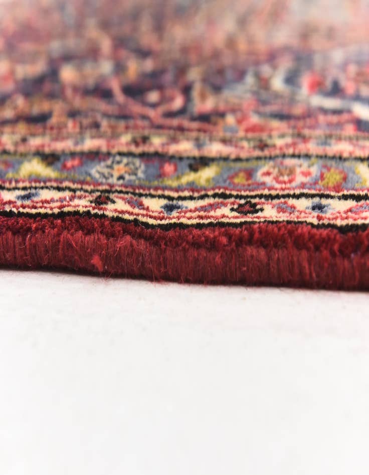 Detail image of  9' 7 x 13' 10  Hand Knotted Kashan Persian Wool Rug