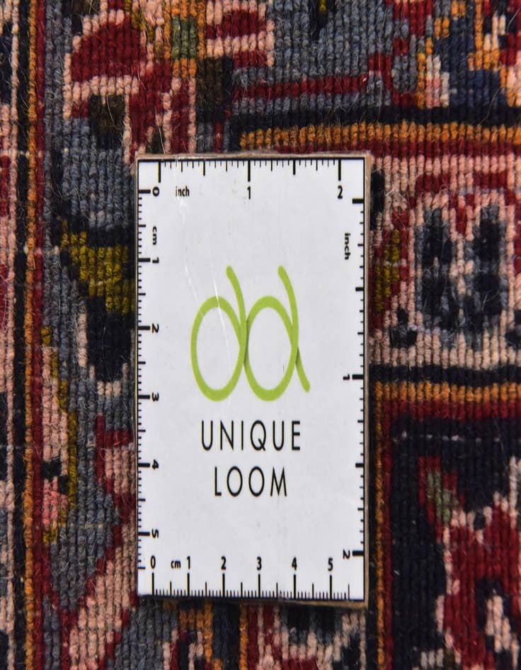 Detail image of  9' 9 x 12' 6  Hand Knotted Kashan Persian Wool Rug