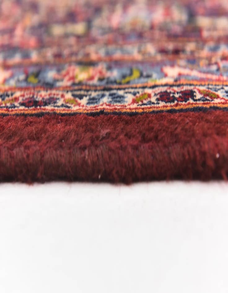 Detail image of  9' 9 x 12' 6  Hand Knotted Kashan Persian Wool Rug