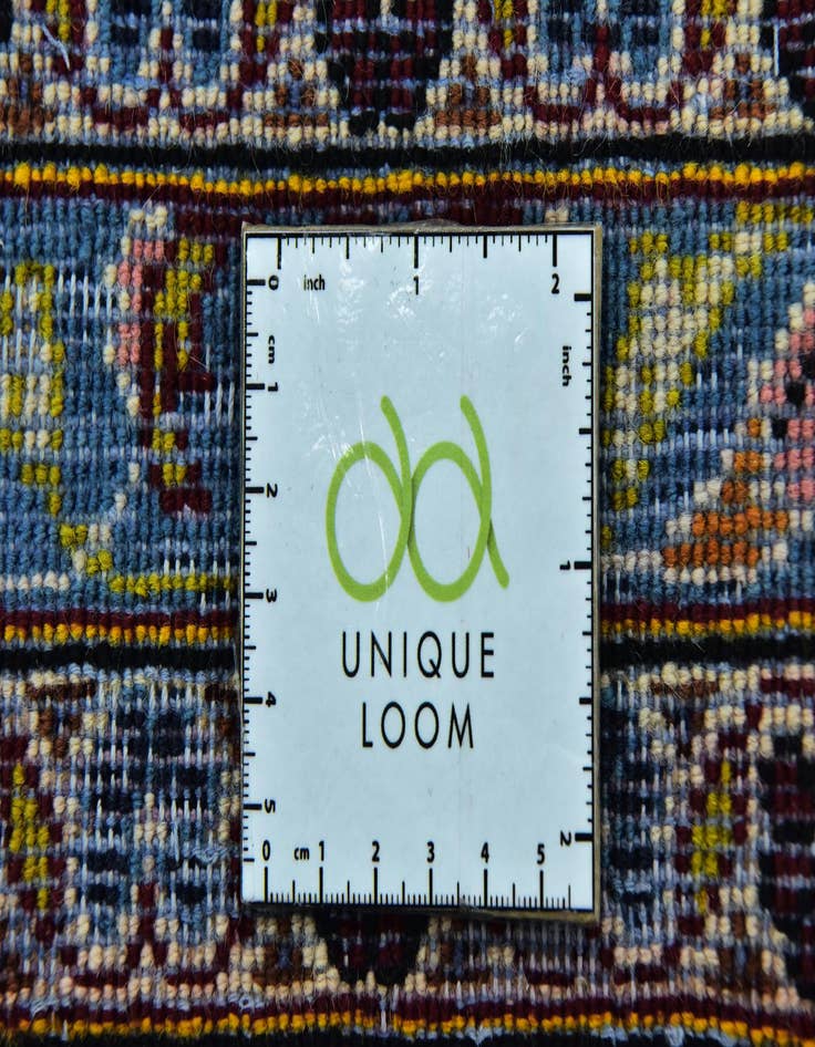 Detail image of  9' 9 x 13'  Hand Knotted Kashan Persian Wool Rug