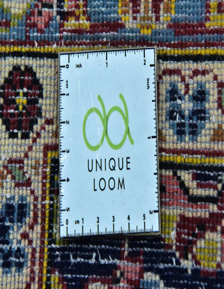 Detail image of  9' 6 x 14' 2  Hand Knotted Kashan Persian Wool Rug