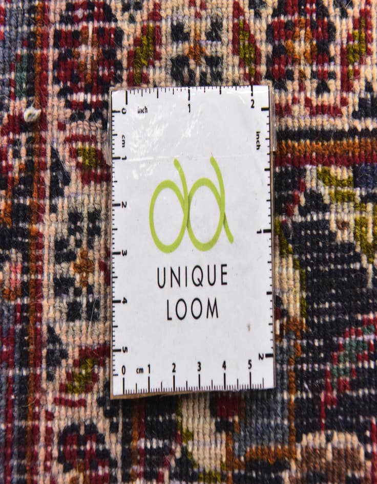 Detail image of  10' x 12' 7  Hand Knotted Kashan Persian Wool Rug