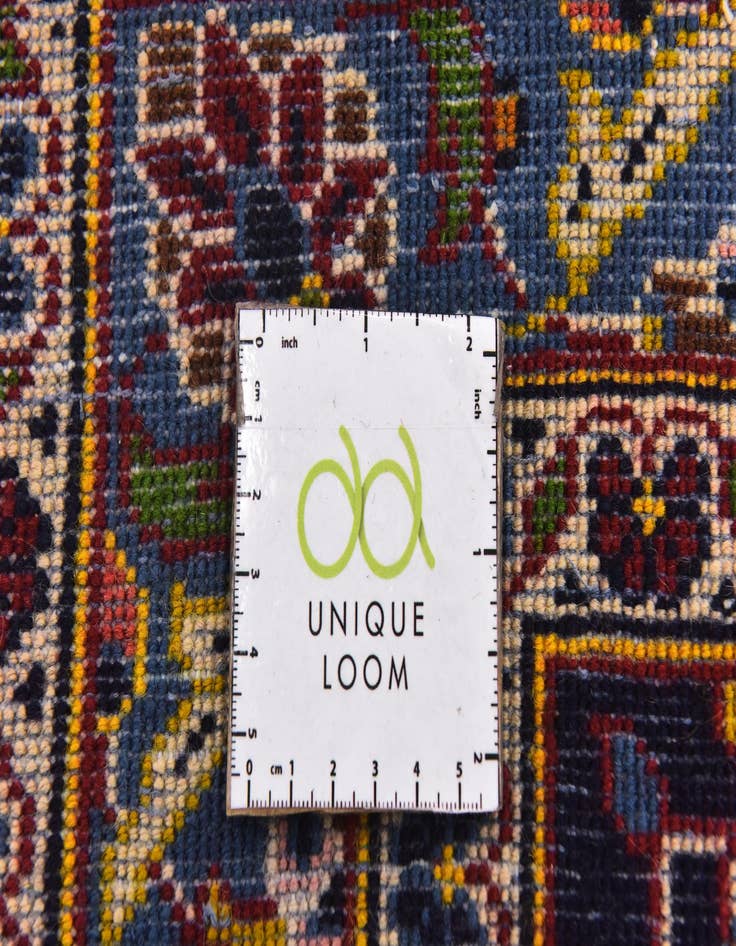 Detail image of  9' 9 x 13' 2  Hand Knotted Kashan Persian Wool Rug