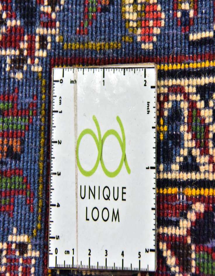 Detail image of  9' 9 x 13'  Hand Knotted Kashan Persian Wool Rug