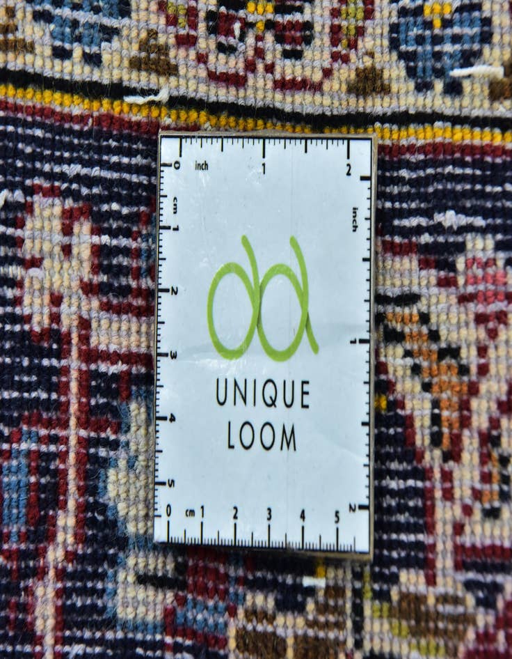 Detail image of  9' 7 x 13' 3  Hand Knotted Kashan Persian Wool Rug