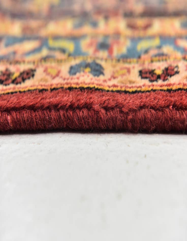 Detail image of  9' 7 x 13' 3  Hand Knotted Kashan Persian Wool Rug