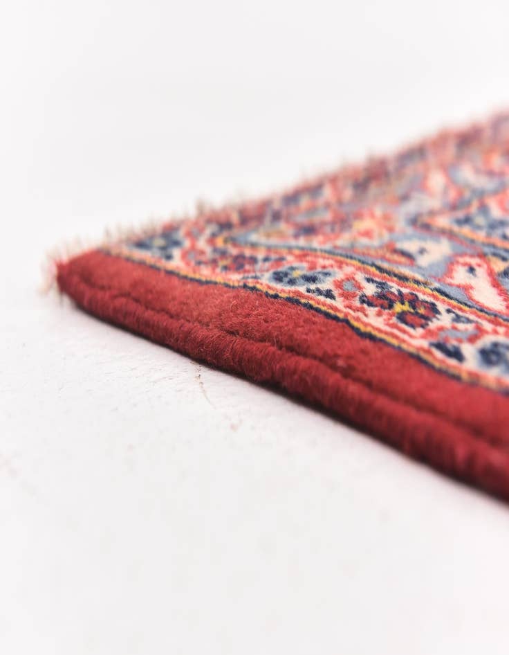 Detail image of  9' 8 x 12' 10  Hand Knotted Kashan Persian Wool Rug