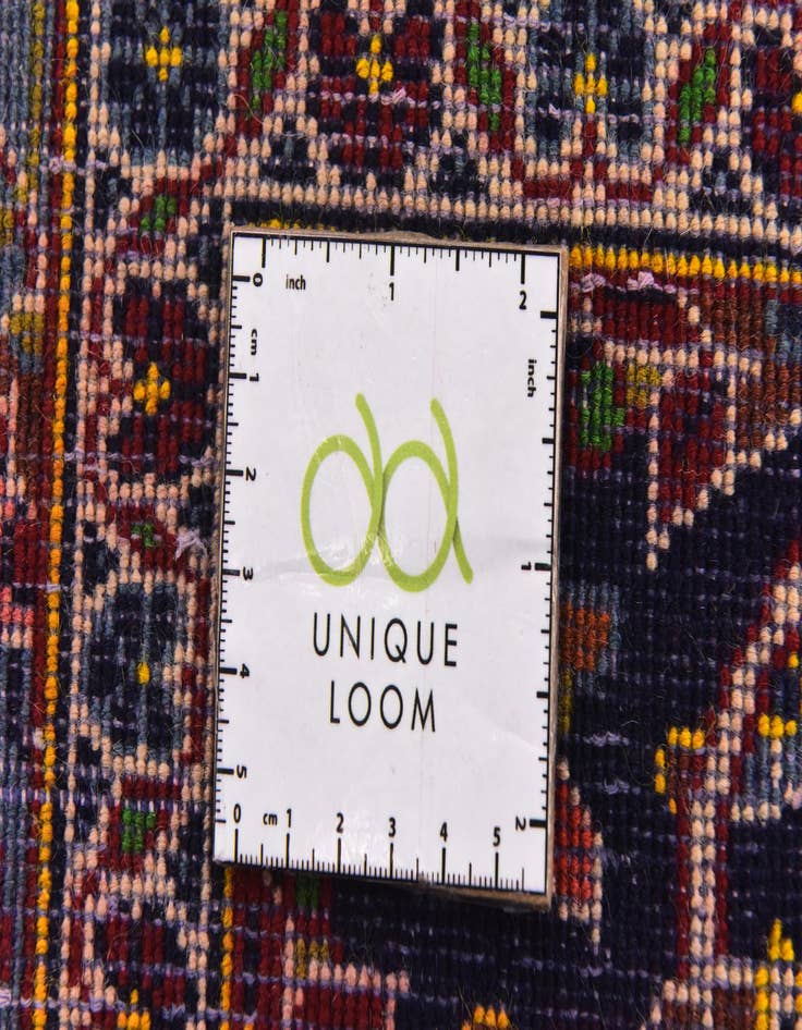 Detail image of  9' 7 x 13'  Hand Knotted Kashan Persian Wool Rug