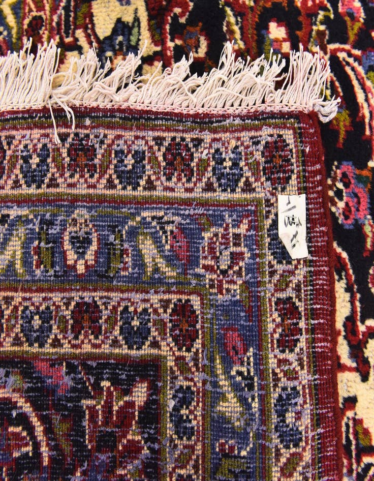 Detail image of  9' 8 x 13' 3  Hand Knotted Kashan Persian Wool Rug