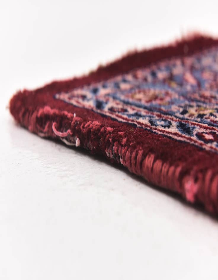 Detail image of  9' 10 x 12' 9  Hand Knotted Kashan Persian Wool Rug