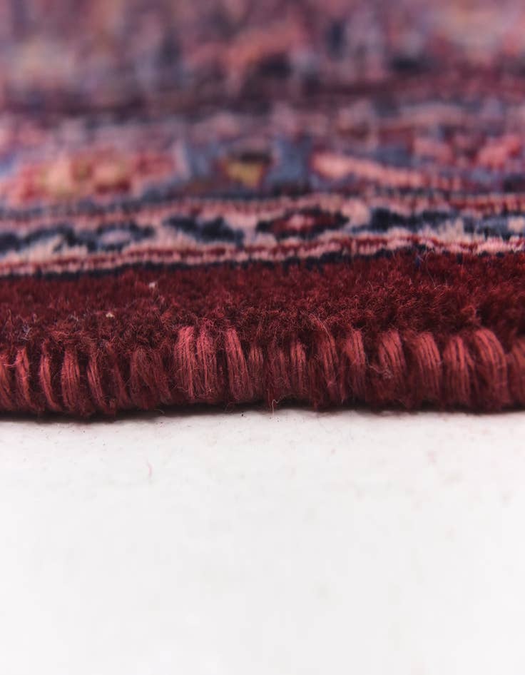 Detail image of  9' 10 x 12' 9  Hand Knotted Kashan Persian Wool Rug